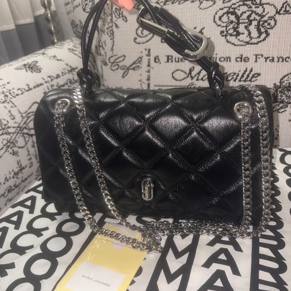 Marc Jacobs Black Quilted Shoulder Bag - Picture 3 of 7